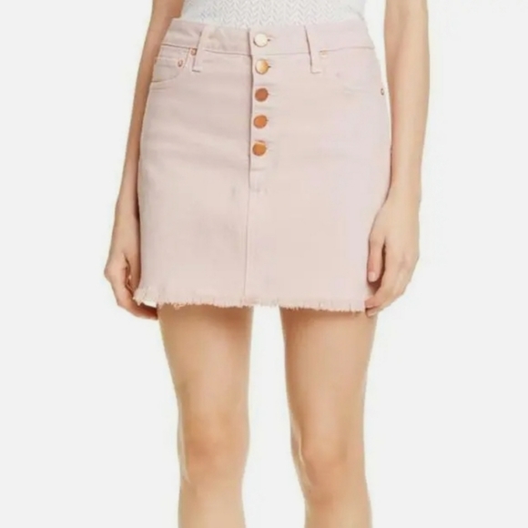 NWT Alice + Olivia High Rise Mini Skirt in Blush
